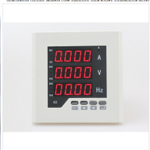 Uif63 Размер рамки 72 * 72 Заводская цена Однофазный AC LED Volt AMP Цифровой комбинированный измерительный прибор для промышленного использования